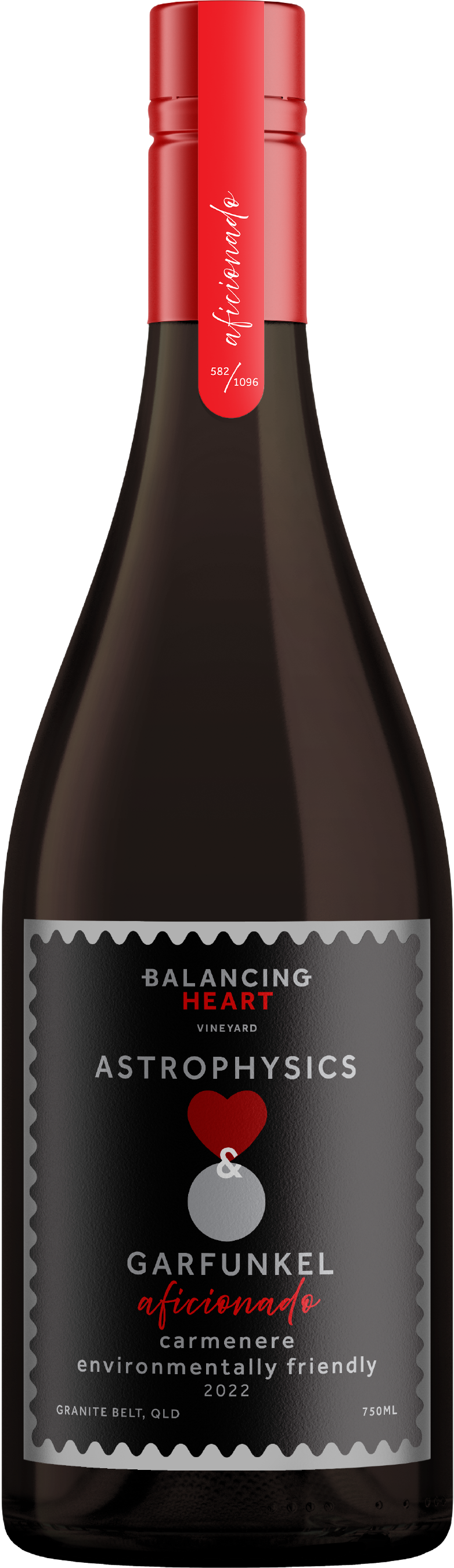 Balancing Heart Astrophysics & Garfunkel Carmenere 2022 Granite Belt